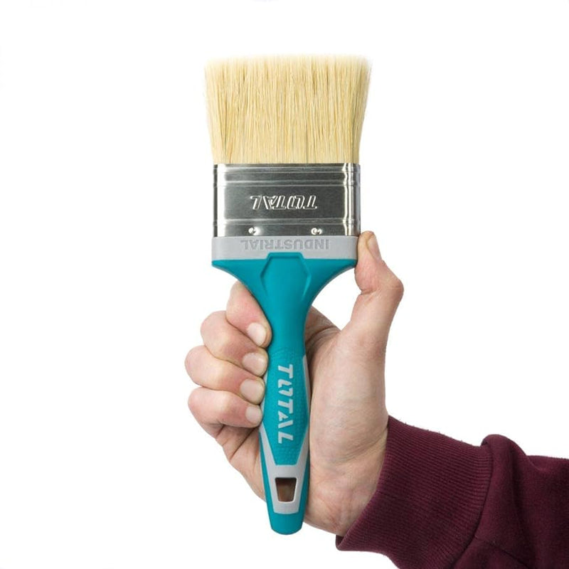 TOTAL TOOLS Paint brush (plastic handle covered rubber) 3"(75mm) - THT84036