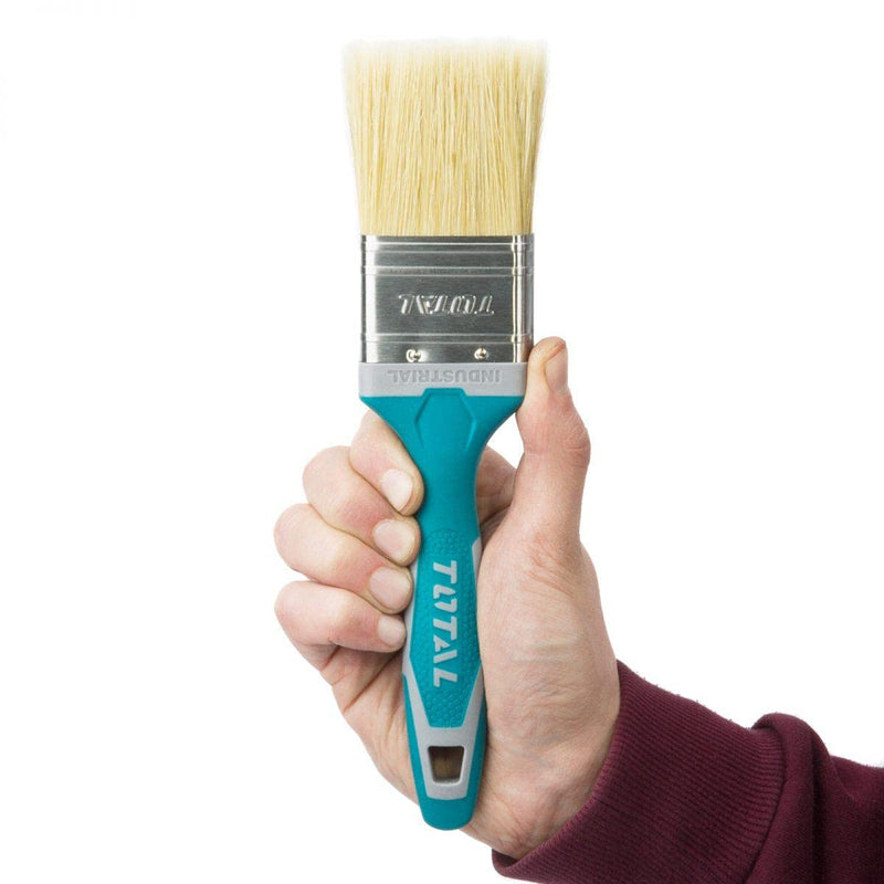 TOTAL TOOLS Paint brush (plastic handle covered rubber) 2"(50mm) - THT84026