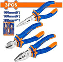 Wadfow 3pcs Pliers set ( 7", 6" )inch - WPS0603