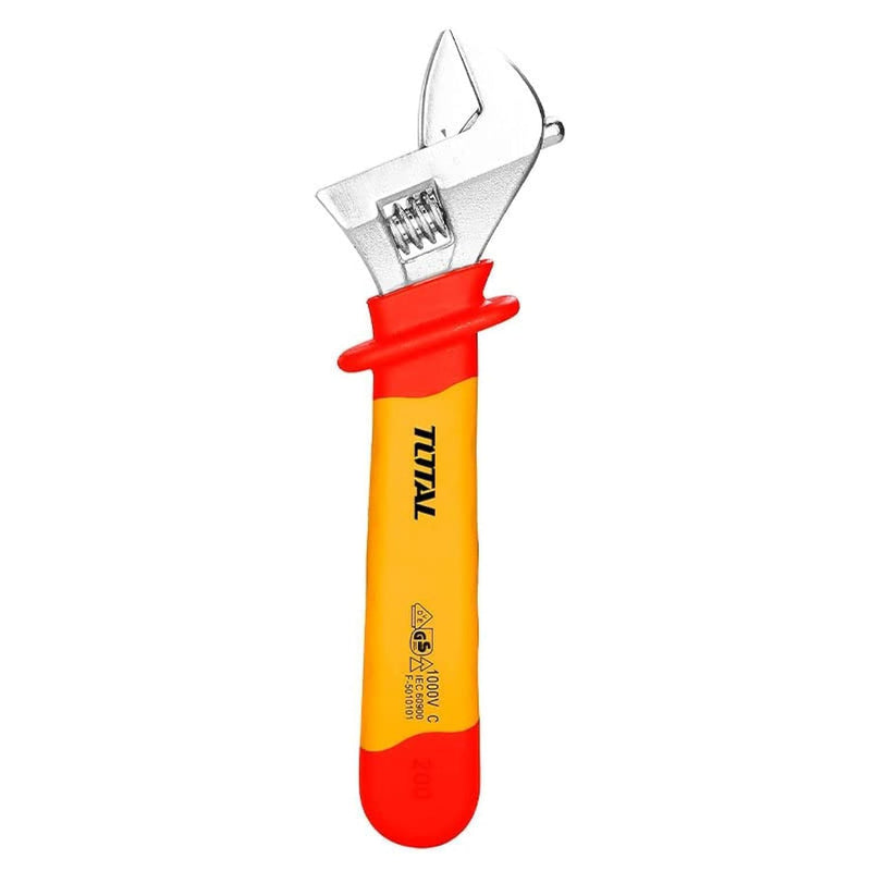 TOTAL TOOLS Insulated adjustable wrench  8" - THIADW081