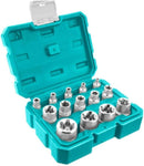 توتال تولز طقم لقم نجمه 14 قطعه -THKTETS0114