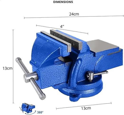 Wadfow Bench vice "4"inch/ 100 mm - WBV1A04