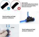 Pneumatic Union Tee Connector for 12mm–8mm–12mm Air Tubes – Model TPEW12-8