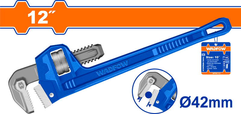 Pipe wrench 12" WADFOW - WPW1112