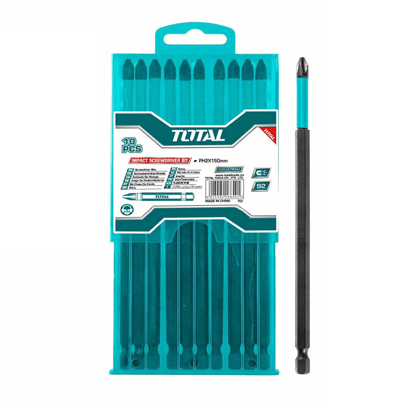 TOTAL TOOLS Impact Philips screwdriver bit   PH2  150 mm - TACIM16PH263