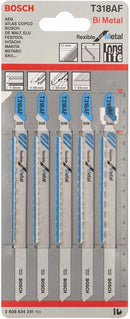 طقم سلاح منشار اركيت مرن للحديد 5 قطع من بوش - 2608634241