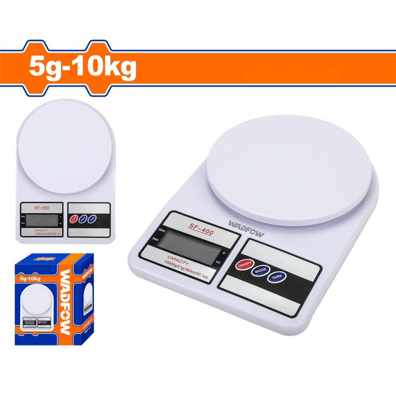 WADFOW
Electronic kitchen scale  5 g : 10 kg
- WKE1502