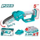 Total tools Cordless pruner saw 5 inch 20V 2 Ah with battery and charger  - TGSLI20581
