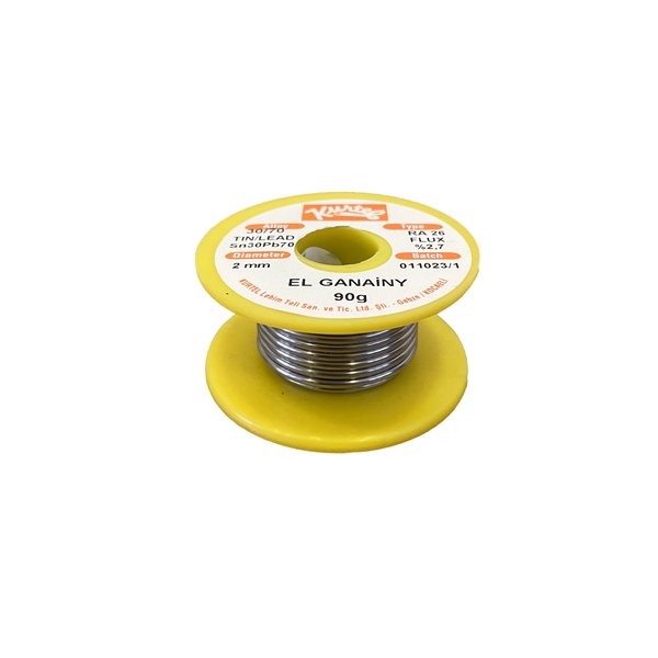 بكره قصدير لحام تركى  90 جرام -KURTEL-SOLDERNG-WIRE-0.75MM