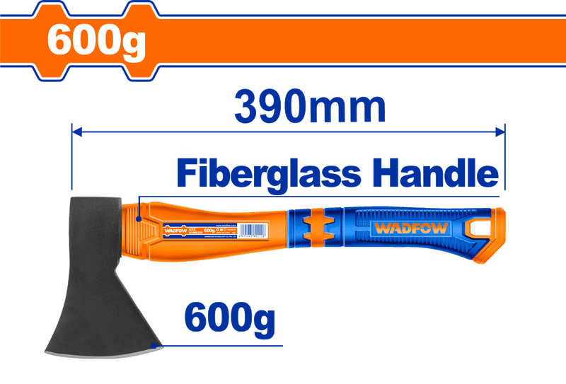 WADFOW 
Axe 600 g handle length 390 mm with fiber handle
-WHM6306