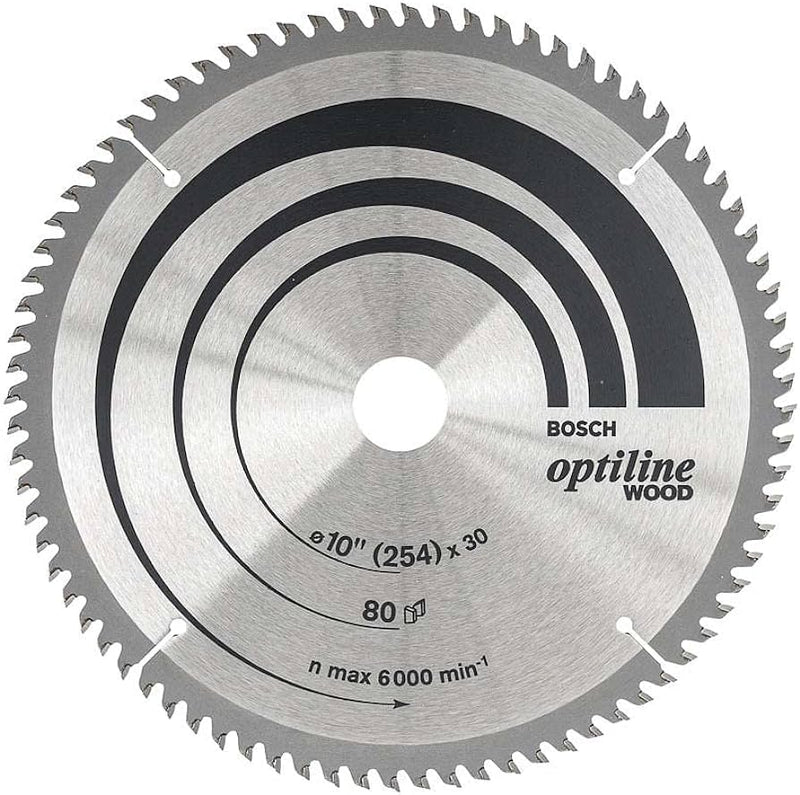 Bosch OPTILINE WOOD CIRCULAR SAW BLADE FOR TABLE SAWS 10 - 2608640909