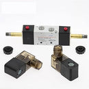 Pneumatic Solenoid  Valve, 5 Way 2 Position (5/2), Without Coil (Dual Coil),  Model 4V