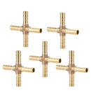 وصلة نحاسية صليبه رباعية الاتجاهات مسننة لتثبيت الخرطوم  – موديل SP10