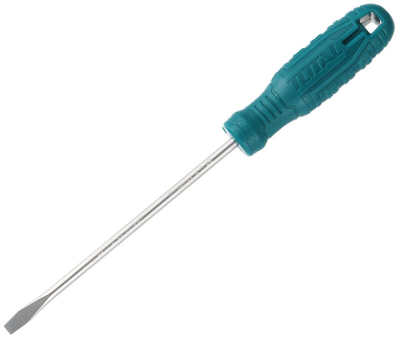 TOTAL TOOLS Slotted Screwdriver 6mm X 150mm with plastic handle - THTDC2166