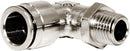 Pneumatic Metal Male Elbow Connector for 10mm Tube x 1/4" Thread – Model MPL10-02