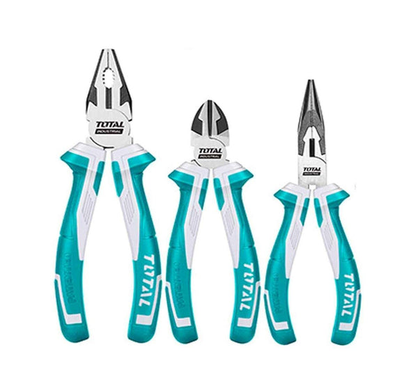 TOTAL TOOLS
 3pcs Pliers set ( 8", 6" )inch - THT2K0301