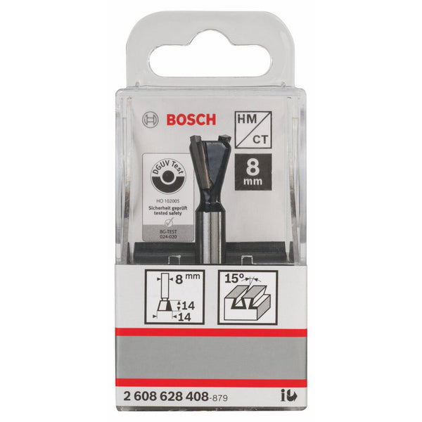 Bosch Dovetail Router Bit  8, 14x55-2608628408