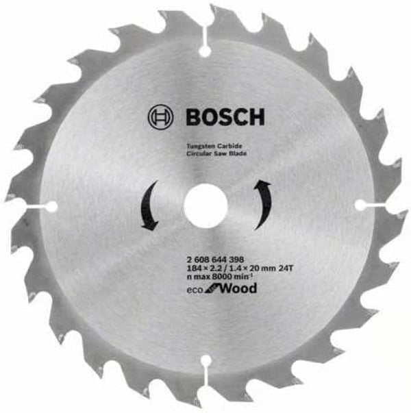 BOSCH 7.25 Inch Saw Tray for Wood 24 Tooth - 2608644398