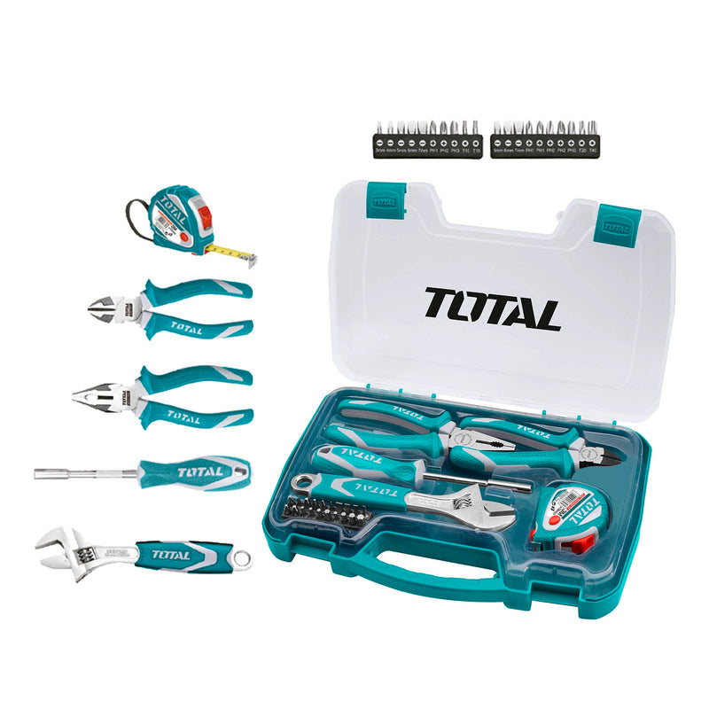 TOTAL TOOLS 25 Pcs hand tools set-THKTHP90256