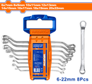 WADFOW Ring spanner set  6: 22 mm 8 pcs. -WFR3208