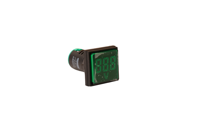 Pilot Led Lamp Digital Voltage Meter -AD22-22VM