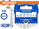 WADFOW L-angled socket wrench set 6 pcs 8 :19 mm - WTH4208