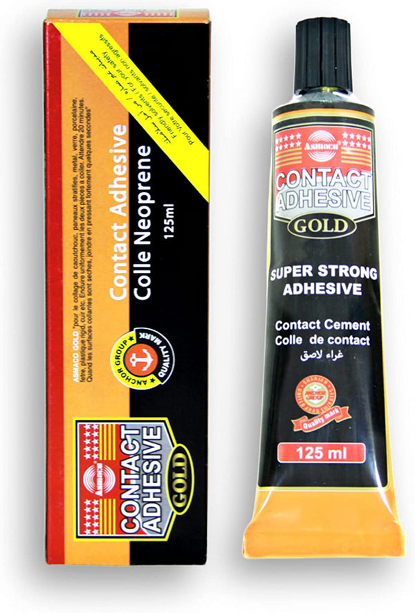 Asmaco Gold Super Strong Contact Adhesive 125 ML/COLLE-GLU