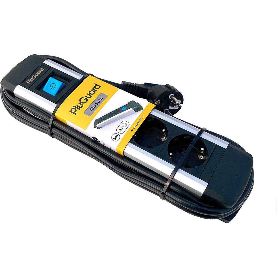 مشترك المونيوم 4 مخرج كابل 3 متر اى لوك - ILCOK-ALLOY-4PLUG POWER DIST