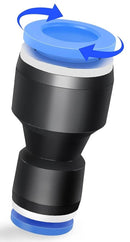 8 mm Tube to 4 mm Tube Pneumatic Straight Union Connector – Model TPG8-4