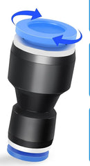 12 mm Tube to 10 mm Tube Pneumatic Straight Union Connector – Model TPG12-10