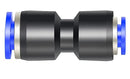 Straight Union Connector Two Way Pneumatic Air tube fittings Tube 12mm Model TPU12