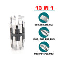 TOTAL TOOLS 13 IN 1 Ratchet screwdriver set - TACSD30136