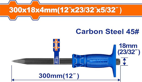 Wadfow Concrete chisel 4mm*18mm*300mm - WCC1304