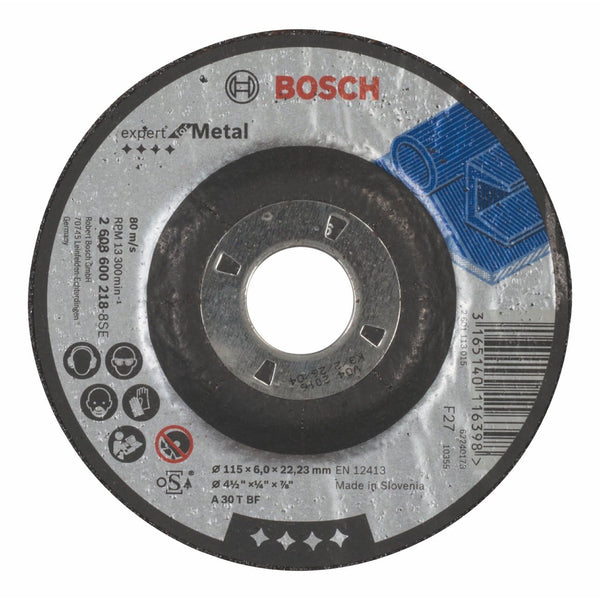 BOSCH Grinding Disc 4.5 inch 115X22.2X6 -2608600218