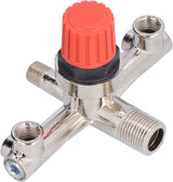 Compressor joint with double outlet tube-COMP-OUTMAN-1