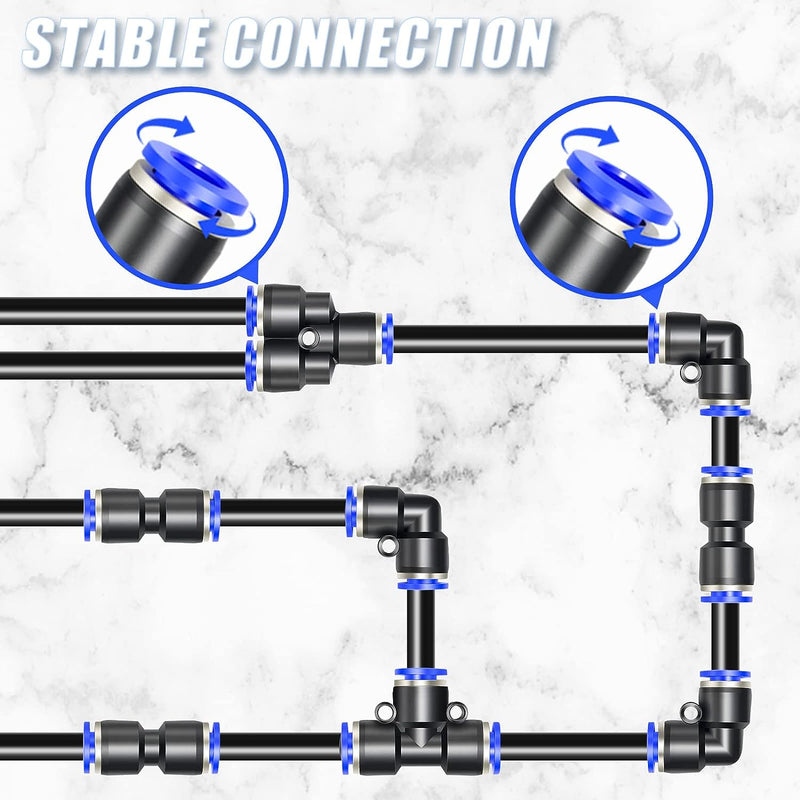 Union Elbow Connector Pneumatic Air tube fittings Tube 14mm Model TPV14