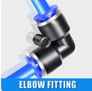  وصلة هواء كوع بلاستيك  بين خرطومين 14 ملى موديل TPV14