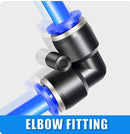 Union Elbow Connector Pneumatic Air tube fittings Tube 10mm Model TPV 10
