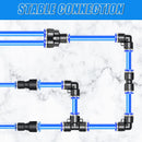  وصلة هواء  عدلة بلاستيك بين خرطومين 4 ملى -   6ملى موديل TPG6-4
