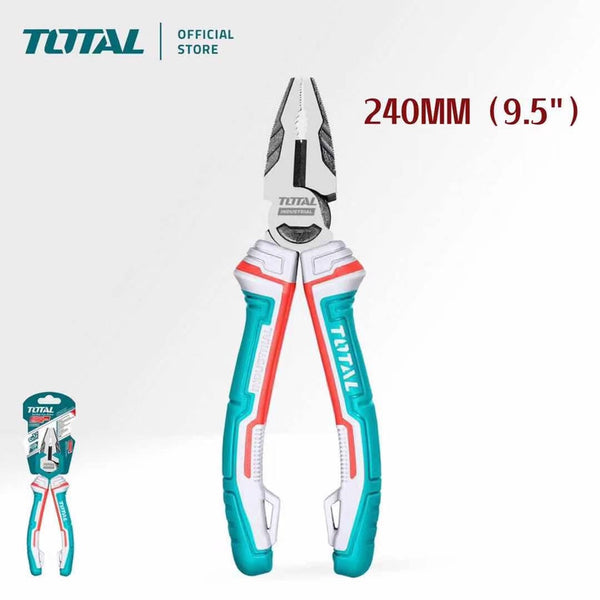 TOTAL TOOLS High leverage combination pliers"9.5" inch-THT210906S