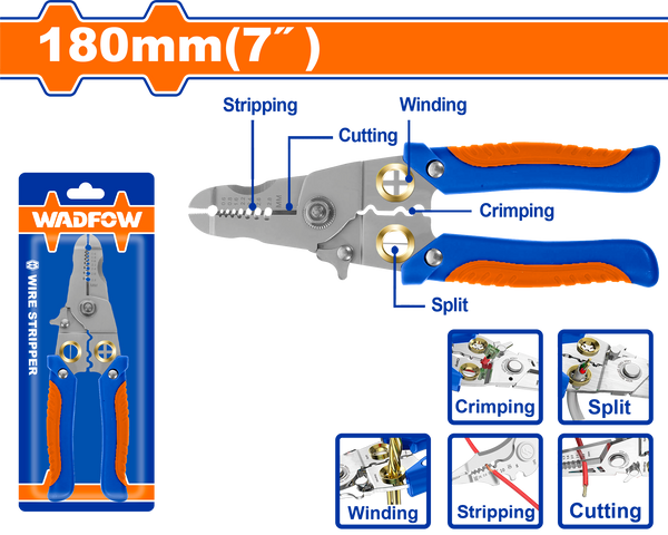 WADFOW Wire stripper 7 inch.  180 mm - WPL5627