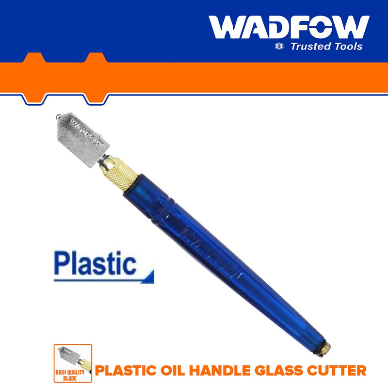 Plastic handle oil glass cutter 160mm WADFOW - WGR1601