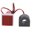 Pilot Led Lamp Multimeter LED Digital Display Indicator Square AD16-22AVHZ