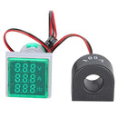 Pilot Led Lamp Multimeter LED Digital Display Indicator Square AD16-22AVHZ