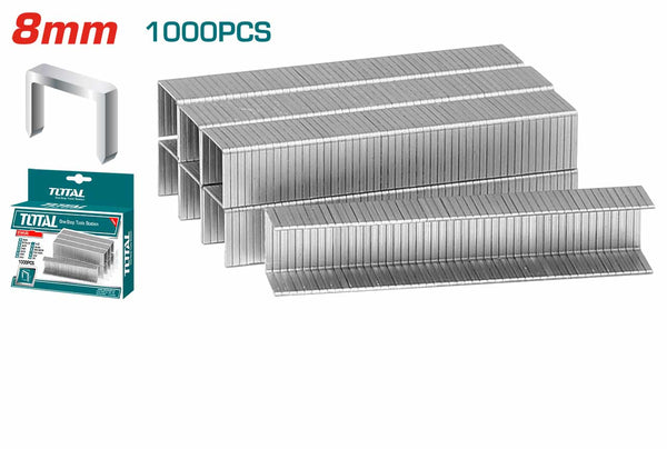 Total tools Staples 8 mm 1000pcs  - THT3982