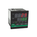 4-Digit Dual Display PID Temperature Controller 48mm x 48mm - HEAT-GAUGE-FK06