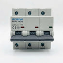 Hyundai Miniature circuit breaker. C curve. 3P. type HGD-3
