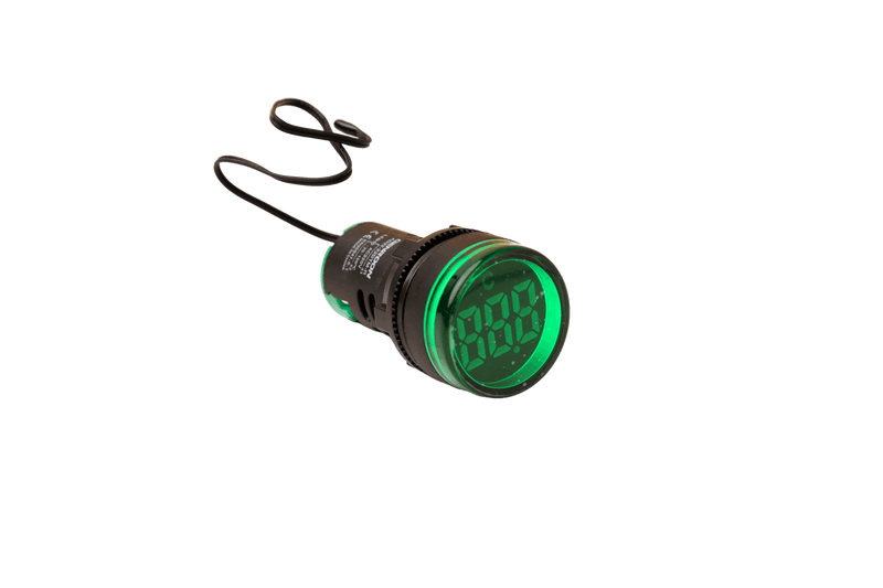 AD22-22DTM  – Digital Temperature Pilot Lamp, Square / Round , Green