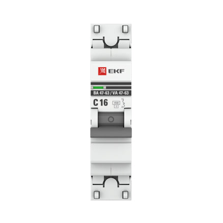 Circuit breaker 1P used to protect electrical circuit from damage caused by overcurrent/overload or short circuit.