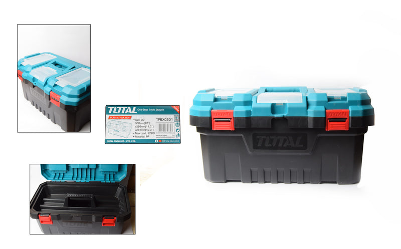 TOTAL TOOLS Plastic tool box20 inch - TPBX0201